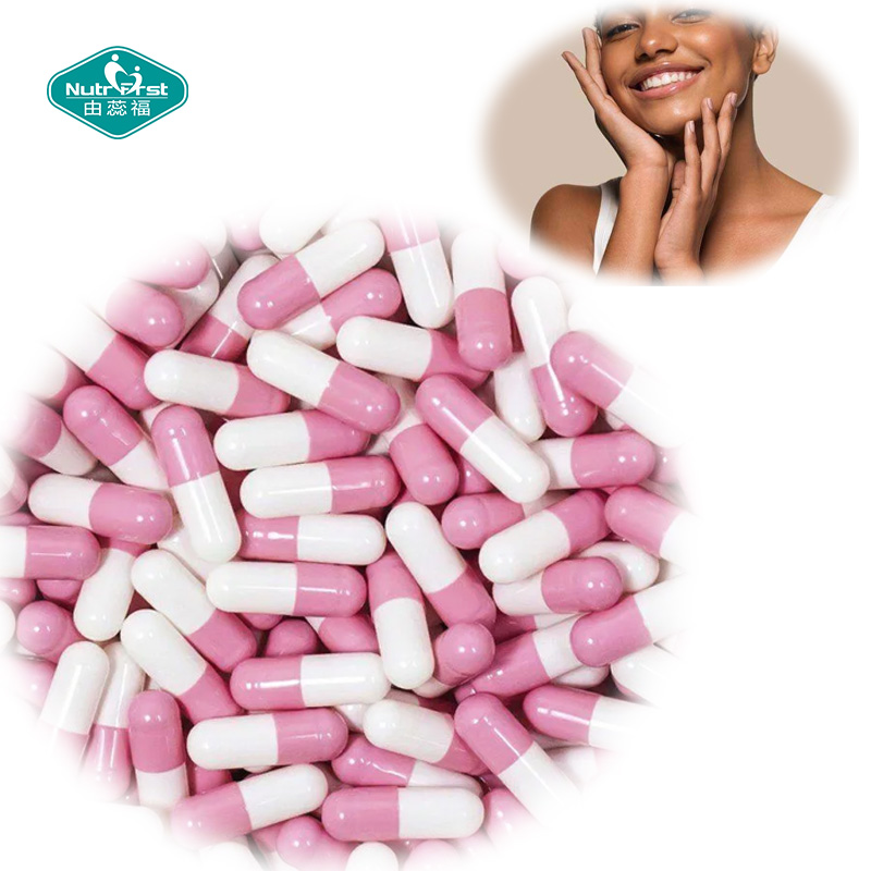 Nutrifirst Customized Skin Beauty Supplement PABA Horsetail Fo-Ti Bamboo Extract Vegan Capsules