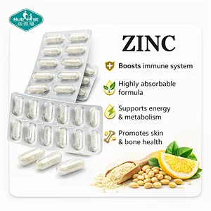 Nutrifirst Zinc Picolinate Glycinate Gluconate Capsules Immune Support Bone Skin Health Supplement