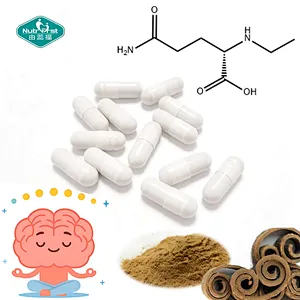 Nutrifirst Fórmulas avanzadas Suplementos de soporte de cortisol Raíz de Ashwagandha, Corteza de magnolia, Cápsulas de mezcla de polvo de L-teanina