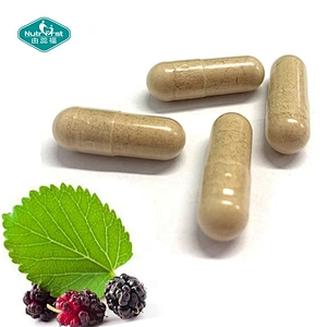 Nutrifirst Herbal Dietary Supplement Vegan Organic White Mulberry Extract Capsules