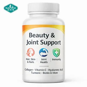 Hot Selling Anti Aging Collagen Capsule with Vitamin C Hyaluronic Acid Turmeric Biotin for Skin Health