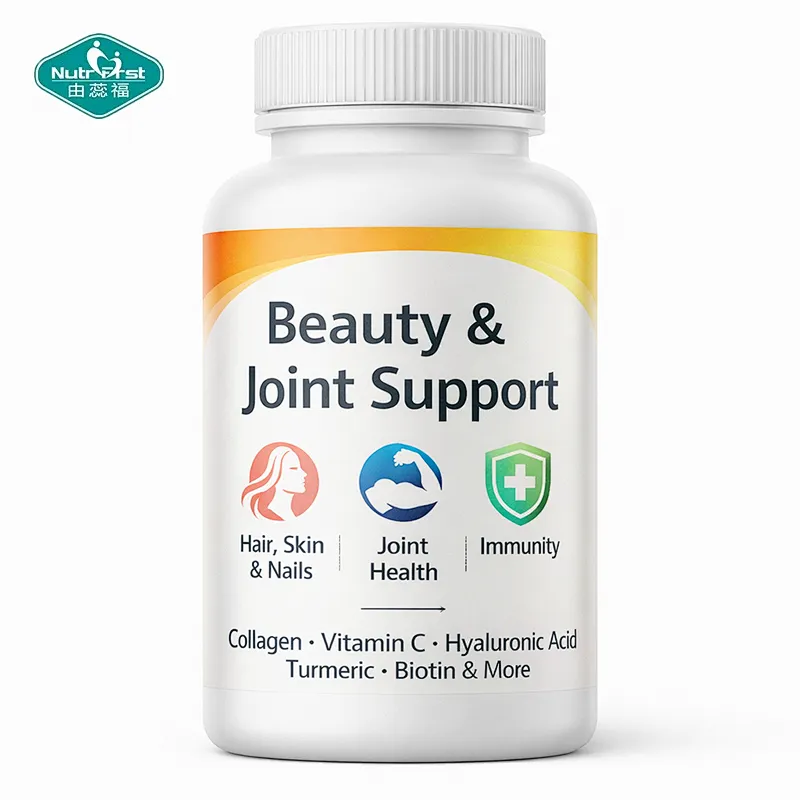 Hot Selling Anti Aging Collagen Capsule with Vitamin C Hyaluronic Acid Turmeric Biotin for Skin Health