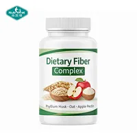 Nutrifirst OEM Vegan Fiber Complex Capsules with Psyllium, Oat & Apple Pectin for Digestive & Gut Health