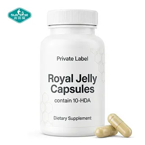 Royal Jelly 10 HDA Capsules for Beauty Health Wellness OEM Private Label