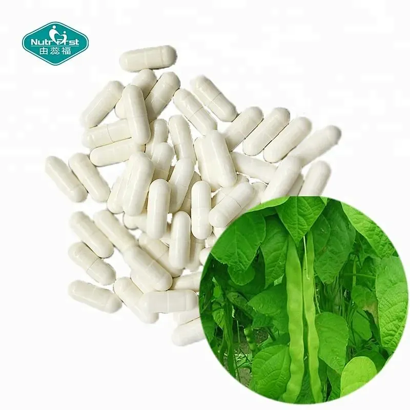 White Kidney Bean Extract Capsules for Carb Blocker & Weight Management Support
