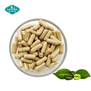 Nutrifirst Herbal Supplements Green Coffee Bean Extract Arabica >50% Chlorogenic Acid Capsules
