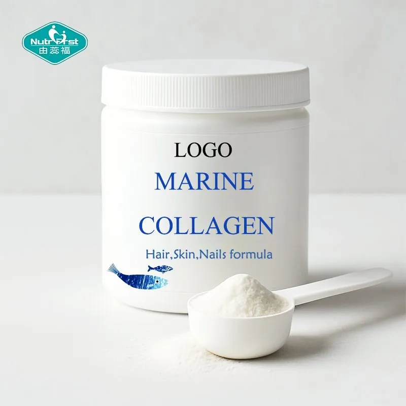 Nutrifirst Customized Marine Collagen Powder for Youthful Glow, Hair Growth & Nail Strength