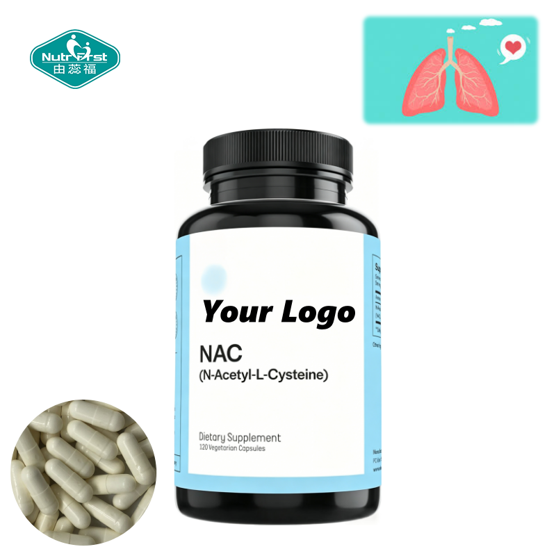 Nac N-Acetyl Cysteine Capsules Supports Liver Detox Lung Health Non-GMO Gluten Free
