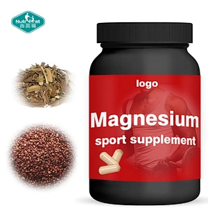 Nutrifirst OEM Customized Sport Supplement Magnesium Vegan Capsule for Support Muscle Strength