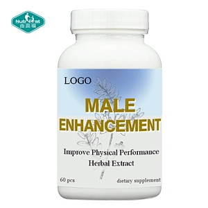 Nutrifirst Advanced Formula Natural Herbal Extract Increase Endurance Maca Fenugreek Ginger Vegan Capsule for Male Health
