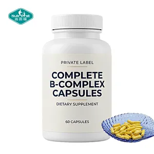 Complete B Complex Vitamin Capsules for Energy and Daily Wellness OEM Private Label