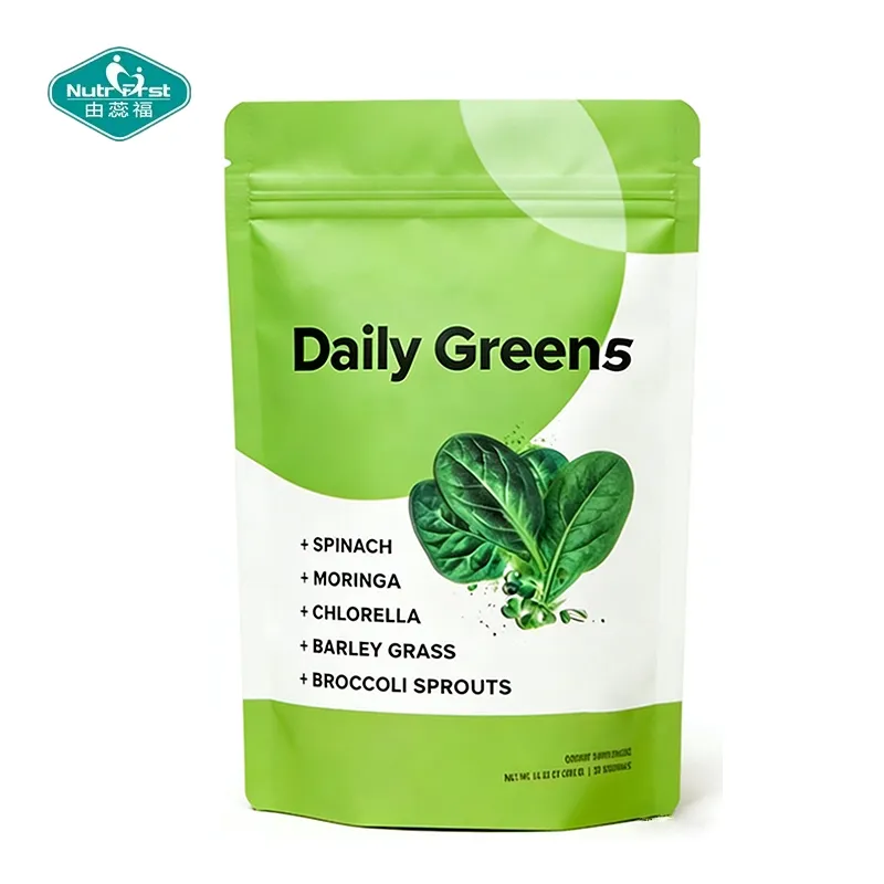 Super Greens Phgg Fiber Powder with Vitamins & Minerals Digestive Fiber Blend