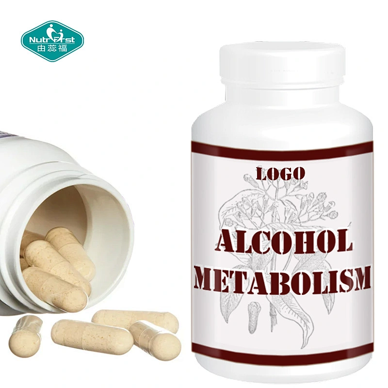 Nutrifirst Alcohol Metabolismo Vitaminas Clavo Clorofilina Trans-resveratrol Cápsula vegana para el metabolismo del alcohol