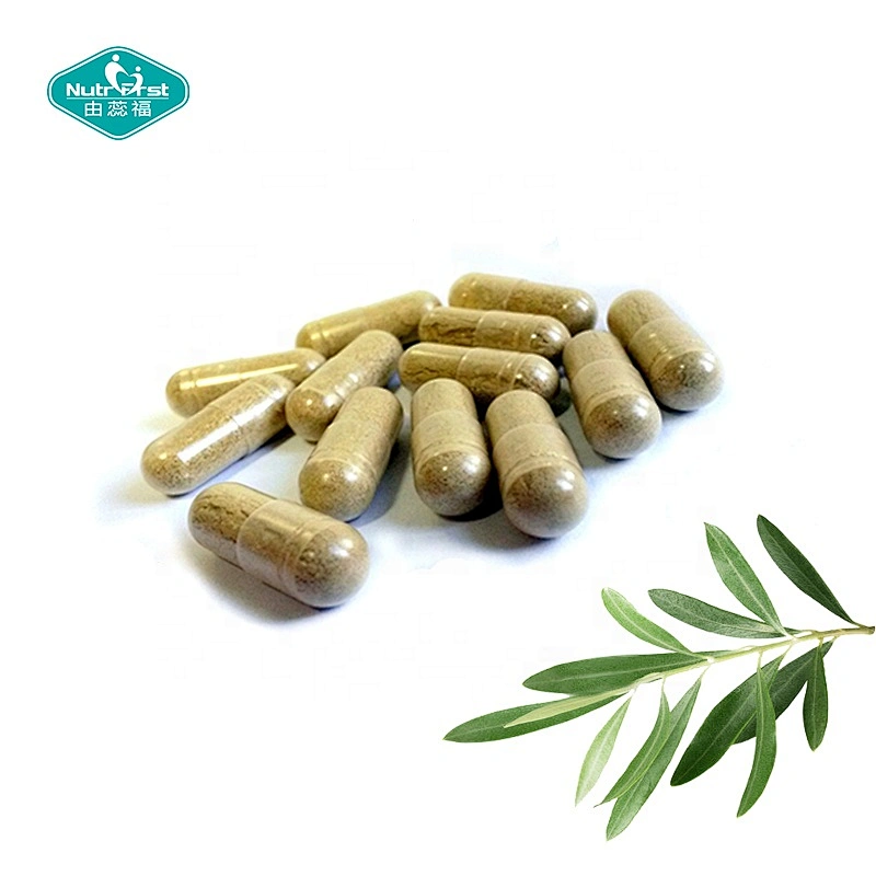 Suplemento antioxidante de etiqueta personalizada Cápsulas de polvo de extracto de hoja de olivo de berberina de bergamota pura de cítricos 100%