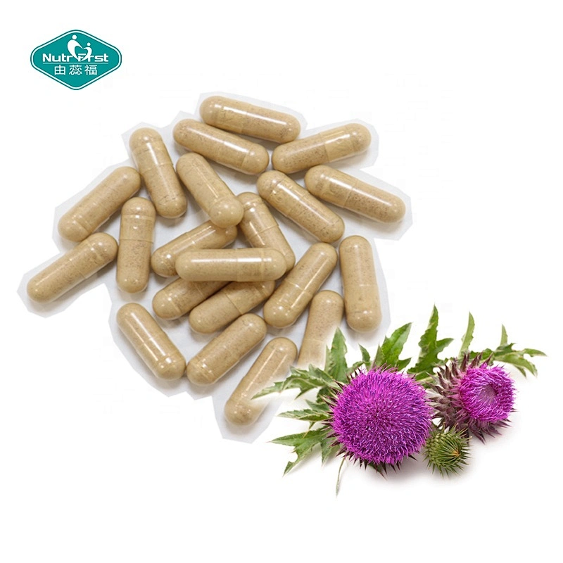 OEM Nutrifirst Turmeric Dandelion Powder Milk Thistle Extract Silymarin Capsule