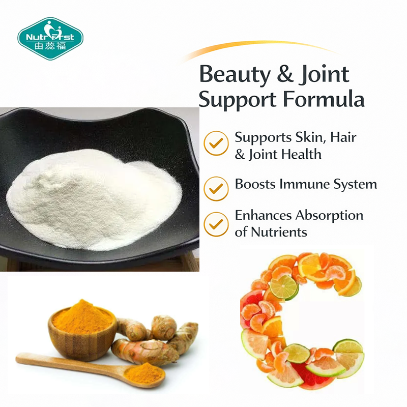 Hot Selling Anti Aging Collagen Capsule with Vitamin C Hyaluronic Acid Turmeric Biotin for Skin Health