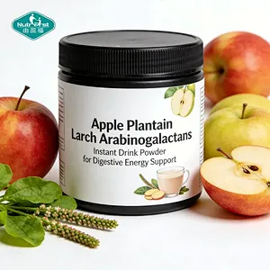 Polvo premium para la salud digestiva con arabinogalactanos de manzana, plátano y alerce para OEM