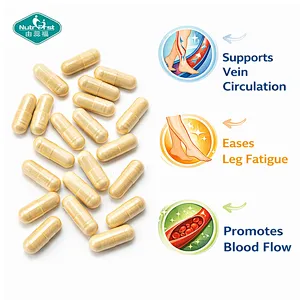 Nutrifirst Diosmin Hesperidin Capsules for Vein Circulation Support Leg Comfort and Vascular Health