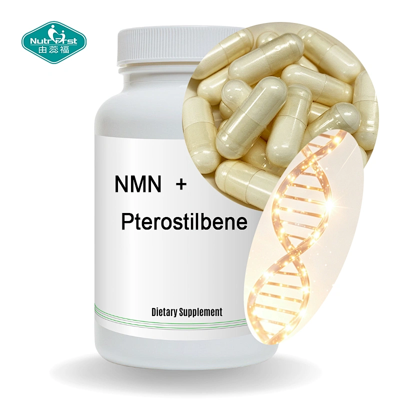 Supports Longevity Cellular Energy Nmn Pterostilbene Supplement Vegan Capsules