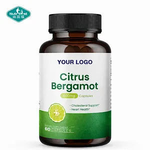 Nutrifirst OEM Natural Citrus Bergamot Extract 600mg Capsules Heart Health  Balance Antioxidant Supplement