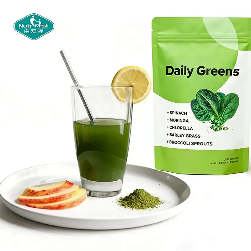 Super Greens Phgg Fiber Powder with Vitamins & Minerals Digestive Fiber Blend