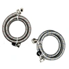 Red Blue Stripe lg washing machine flexible hose stainless steel braided hoses with 90 Elbow Nut
