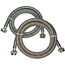 Stainless Steel Washing Machine Pipe Red Blue Stripe Stainless Steel Hose