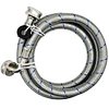 Red Blue Stripe Stainless Steel Flexible Hose Lg Washing Machine flexible Hose with 90 Elbow Nut