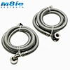 304 Stainless Steel Toilet Water Inlet Connector Wire Braided Flexible Hose Tube With 90 Degree Elbow