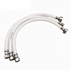 CE White PVC Nylon Brass Nuts Reinforced Plastic Tube Braided Flexible Hose pvc
