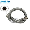 304 Stainless Steel Bathroom Wire Metal Braided Flexible Hose stainless steel pipes With Double Brass Nuts