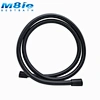 Black PVC Washing Machine Water Inlet Connector Flexible Hose Plastic Tubes With Brass Nuts