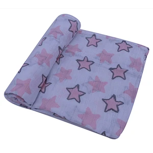 Single Layer Prewashed 100% Cotton Baby Muslin Swaddle Blanket