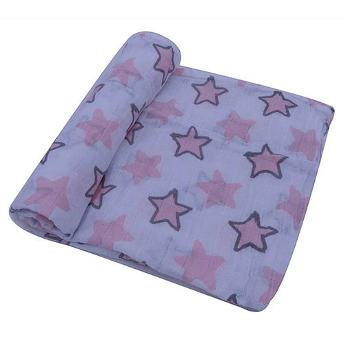 Couverture à langer en mousseline 100% coton prélavée simple couche