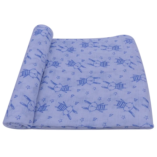 Couverture en coton bio en mousseline pour bébé certifié GOTS