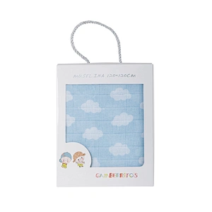 Little Feet Printed 100% Organic Cotton Muslin Wrap Baby Muslin Swaddle Blanket