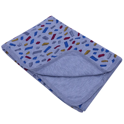 Venta al por mayor de diseño personalizado doble capas 100% algodón Entrelazar Manta de bebé