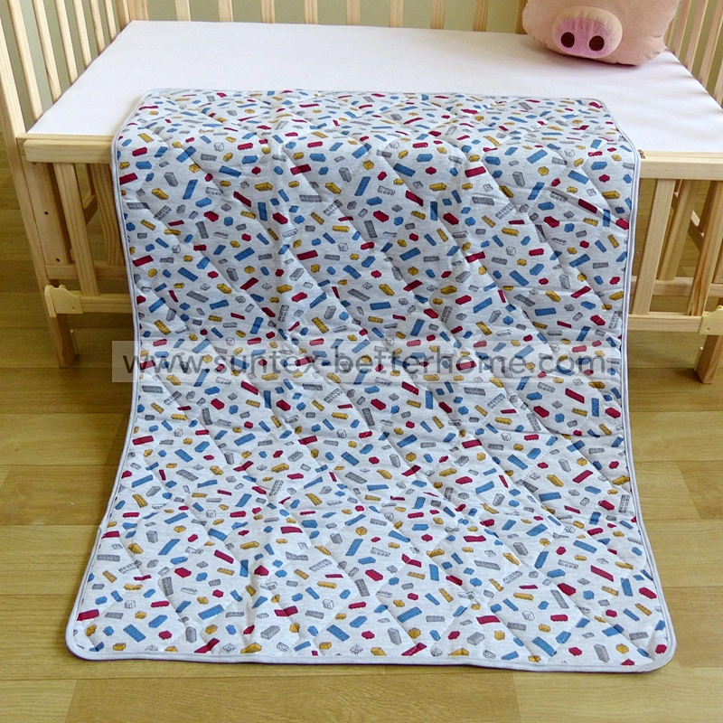 Lego Printed 100% Cotton Jersey Knit Quilted Baby Blankets