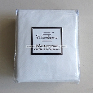100% PP tissu non tissé Housse de matelas Protecteur de matelas Housse de matelas étanche