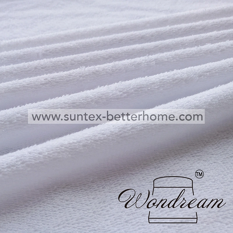 Housse de matelas en coton en bambou en tissu éponge Housse de matelas imperméable