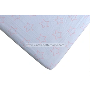 Drap housse imperméable personnalisé 100% coton Drap de lit de mousseline