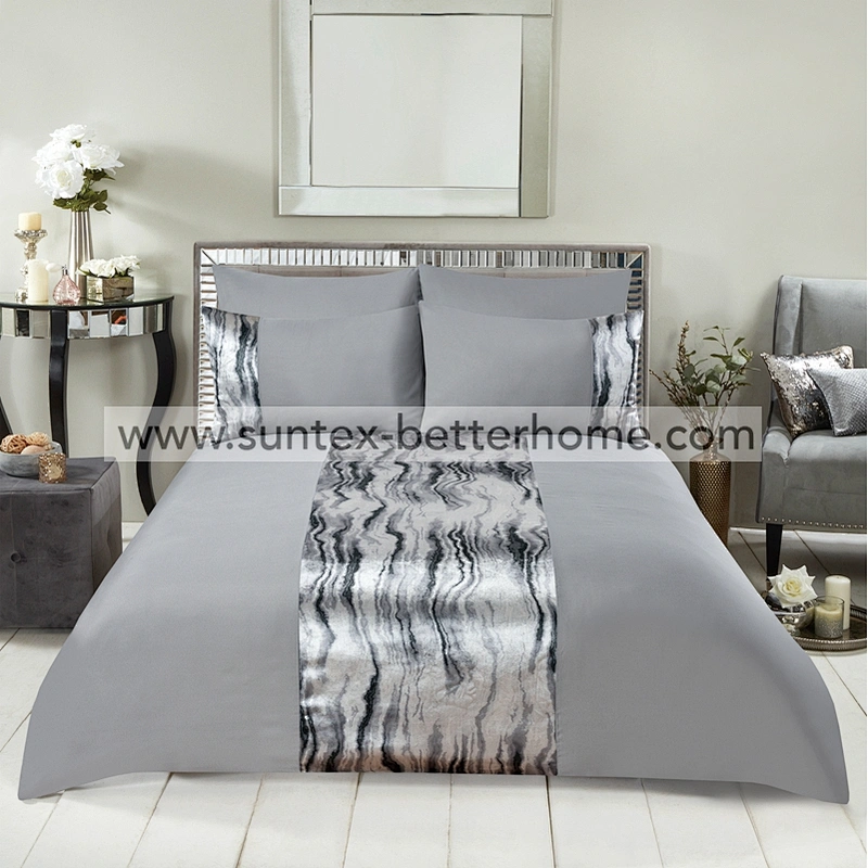 Juego de funda nórdica de terciopelo Juego de ropa de cama de microfibra cepillada Ropa de cama