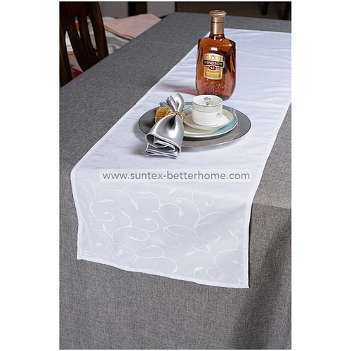 Chemin de table en jacquard de coton polyester 50/50 pour la décoration intérieure