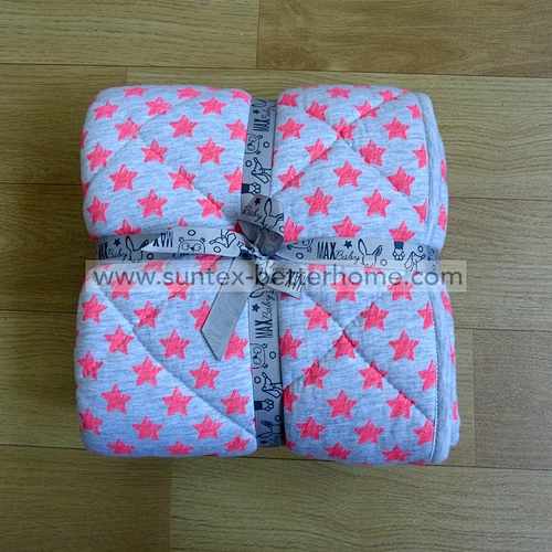Amazon Hot Selling Crib Bedding 100% Cotton Baby Quilt Comforter