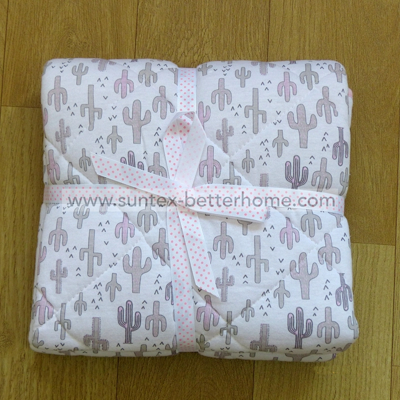 Amazon Hot Selling Crib Bedding 100% Cotton Baby Quilt Comforter