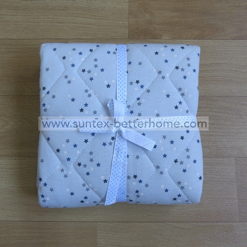 Amazon Hot Selling Crib Bedding 100% Cotton Baby Quilt Comforter