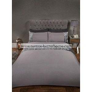 Ensemble de housse de couette en velours diamant Ensemble de literie en microfibre pour la maison