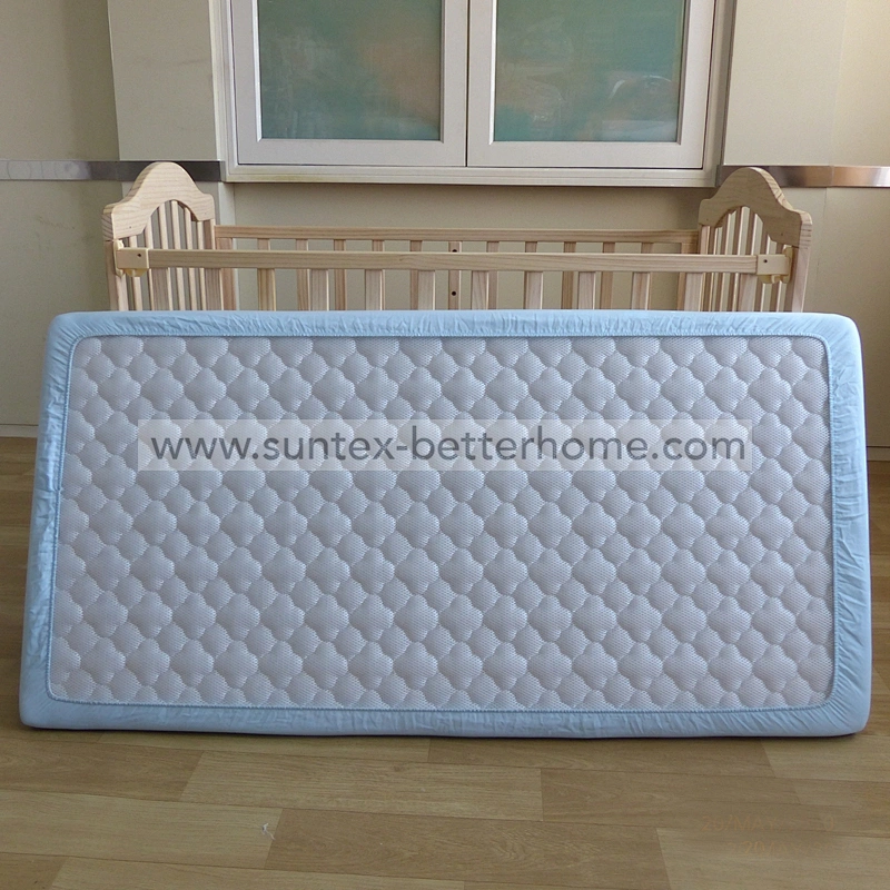 Custom Stars Printed 100% Cotton Muslin Baby Waterproof Fitted Crib Sheet