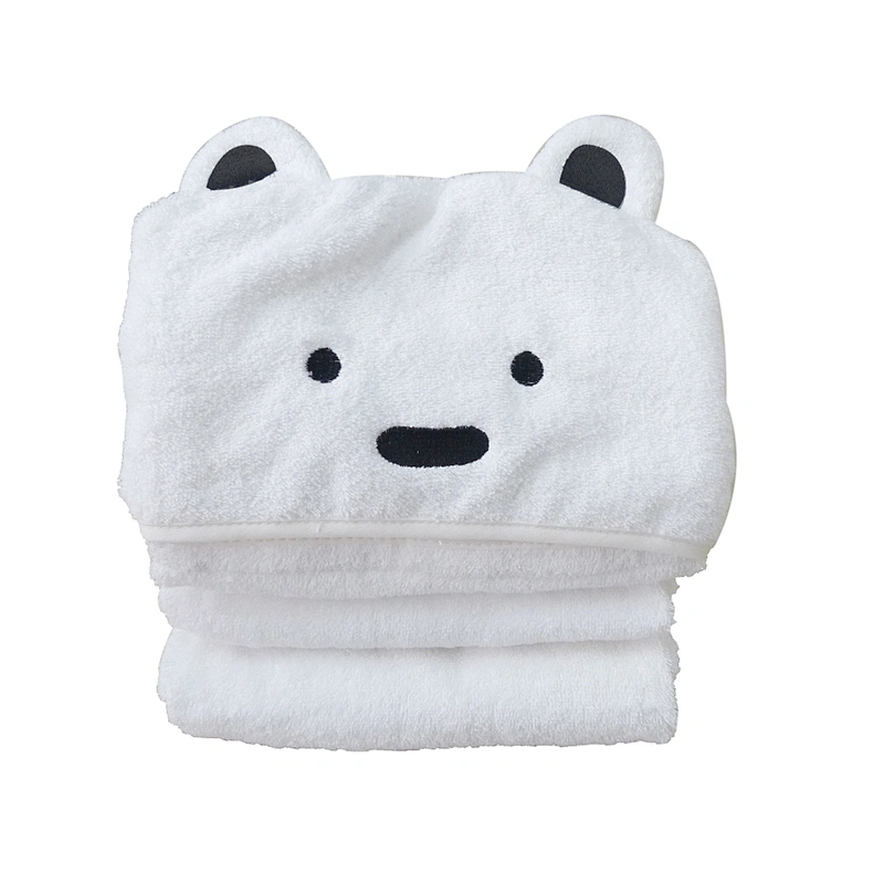 Serviette de bain à capuche pour bébé