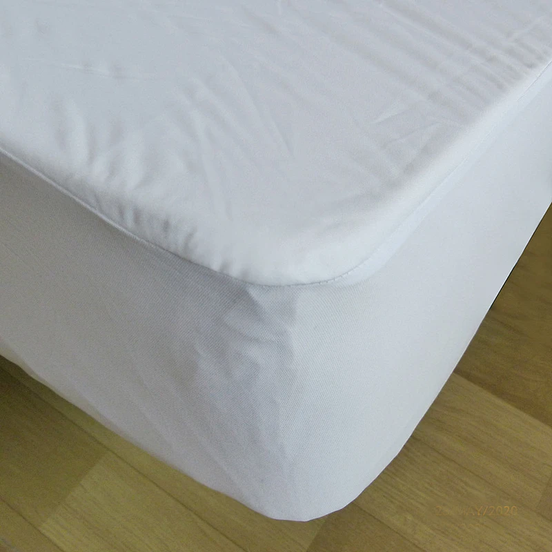 Drap housse d'hôtel en coton polyester 50/50